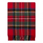 Lambswool Blanket - Stewart Royal Modern Tartan